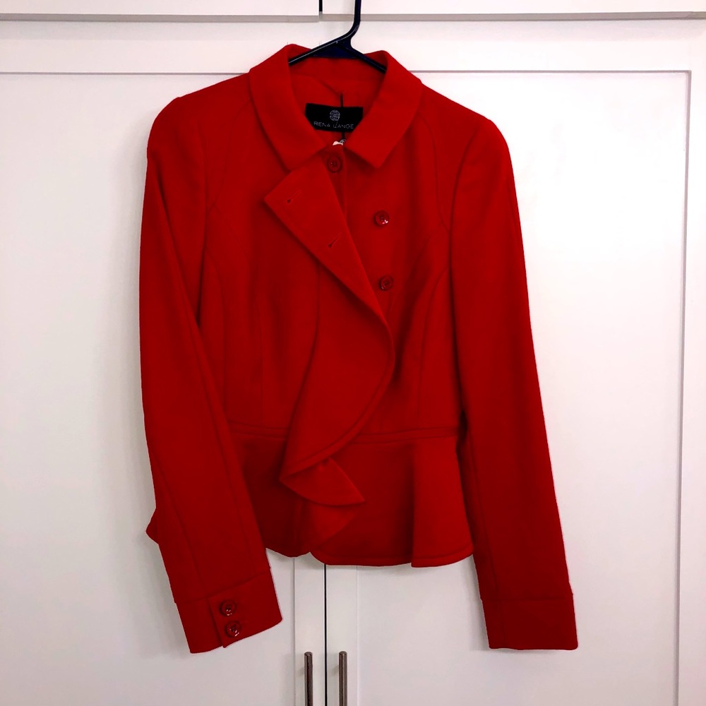 NWT Rena Lange Peplum Blazer